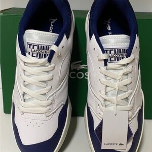 Lacoste Lineshot 223 2 SMA Mens White Leather tennis Sneakers Shoes SZ 11  US